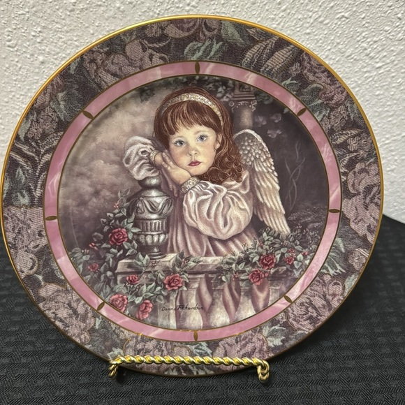 Gardens of Innocence Limited Edition “Hope” Plate by Richardson Bradford Exchang - Picture 9 of 17